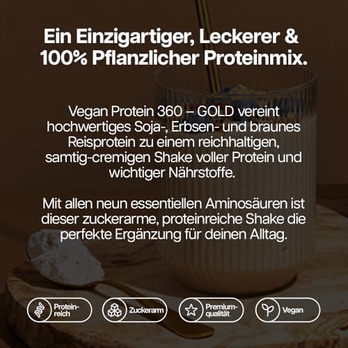 Protein Works | Vegan Protein 360 - Gold, Vanillecreme, 2kg