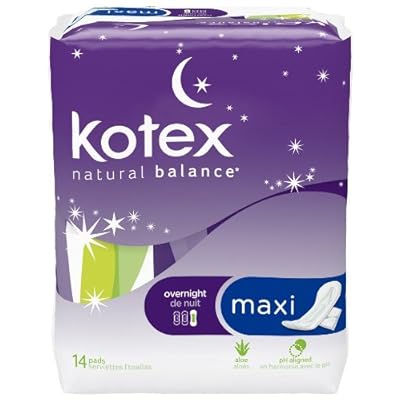 Buy U By Kotex Maxi Pads Overnight Unscented 14 Each Pack Of 3 Online In Taiwan B00jolsb7a