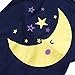 DHASIUE Cartoon Girls Pajamas Cotton Short Pajama Set Little Kids Sleepwear Clothes Size 1-7 Years (6-7 Years, Dark Blue (Moon and Stars))