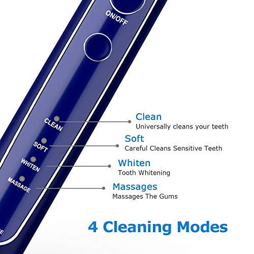 Mornwell T25 Powerful Sonic Vibrating Toothbrush Ultra Whitening