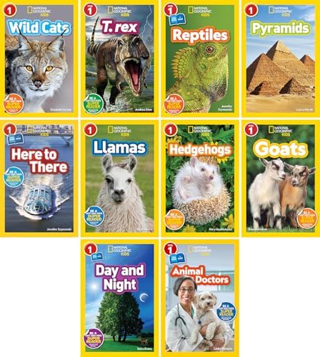 National Geographic Kids Readers 6 Book Set (National Geographic
