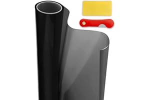 MG MEGA OTO MARKET Car Window Tint Film for Auto Sun Shade Roll 35% VLT Black Universal Fit Width 20'' x Length 20 Ft Roll | Automotive Baby Protection Passenger Privacy Sunlight Heat UV Block and Scratch Resistant