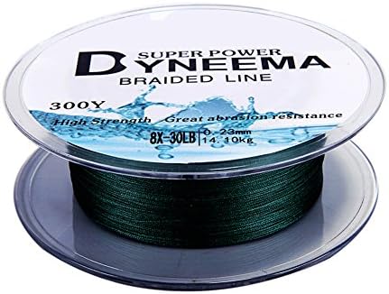 Liufanny Braided Fishing Line - Abrasion Resistant Braid Lines - 4/8 Strands 300yds Durable Strong Fishing Lines