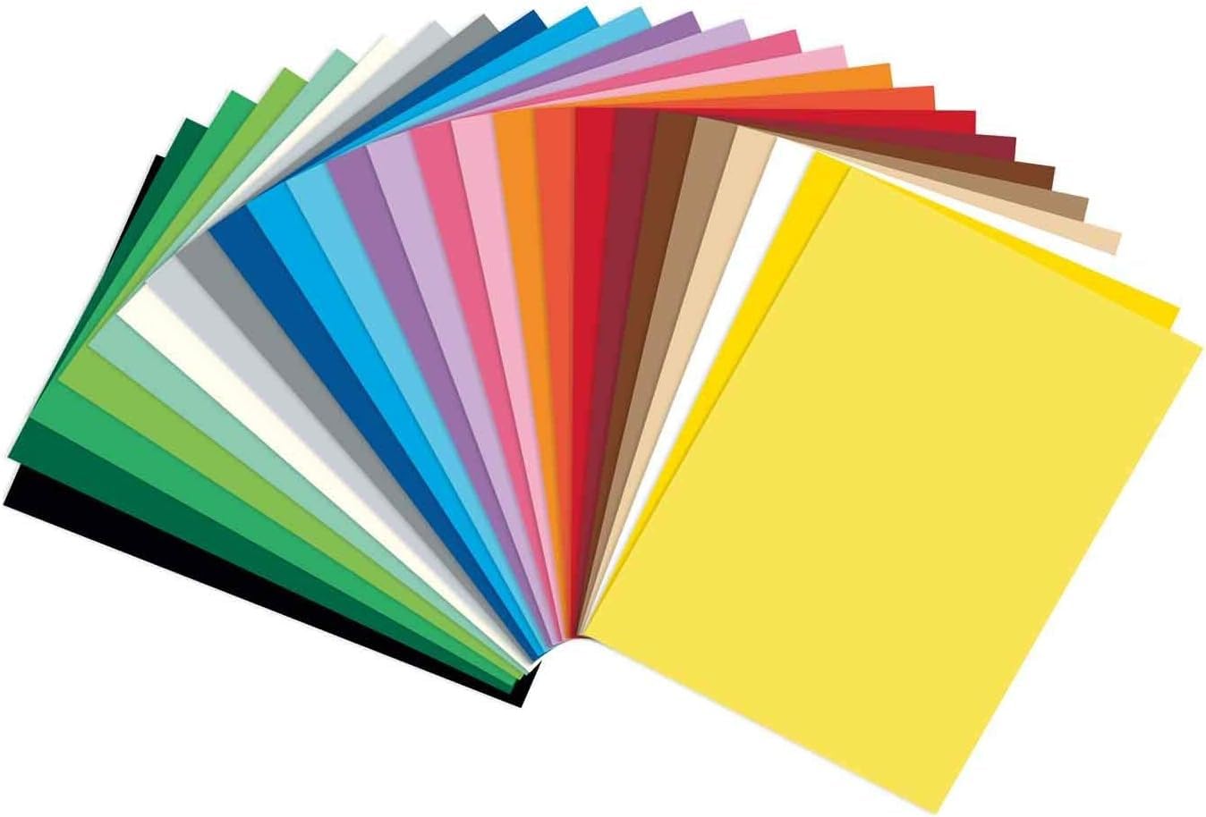 folia 615/50 99 - Photo Card Mix, DIN A5, 300 g/m², 50 Sheets, Assorted in 25 Colours, for Crafts and Creative Design of Cards, Window Pictures and Scrapbooking