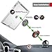 Magnetic Cell Phone Holder - Cell Phone Car Mount - Car Mount Phone Holder - Magnetic Dashboard Mount - Suitable For All Phone Sizes And Tablets - Fits In Any Vehicle (Red & Silver)
