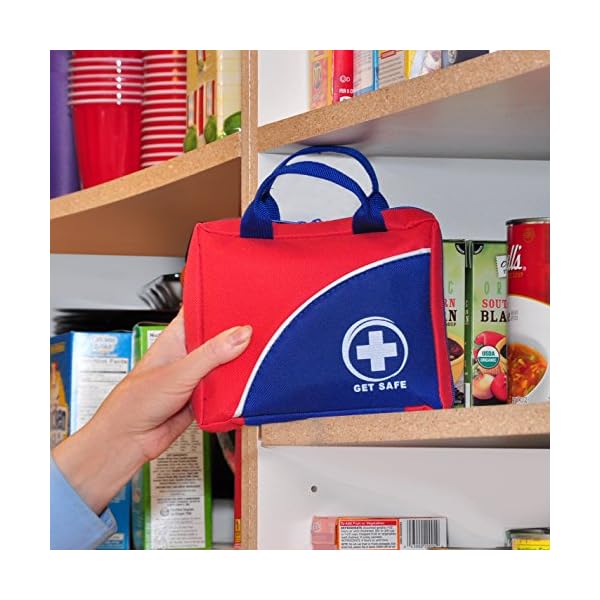 First-Aid-Kit-Ultra-light-130-Supplies-Medical-by-Get-Safe-Bonus-Flashlight-Included-FDA-Approved-and-Ideal-for-Travel-Plus-Home