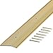 M-D Building Products 79251 2 in. X 72 in. Satin Brass Aluminum Fluted Carpet Trim w/Screw Nails