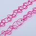 YAZILIND Rose Red Vintage Stretch Gothic Tattoo Henna Choker Hippy Necklace Elastic 80s 90s