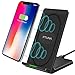 Wireless Charger, PTUNA Built-in Cooling Fan Qi Fast Wireless Charger Stand Pad for Samsung Galaxy Note 8, S8, S8 Plus, S7, S7 Edge, Note 5, S6 Edge Plus and Apple iPhone X/ 8/8 Plus