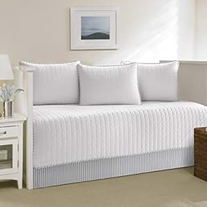 Amazon.com: Nautica Maywood White 5-Piece Daybed Cover Set