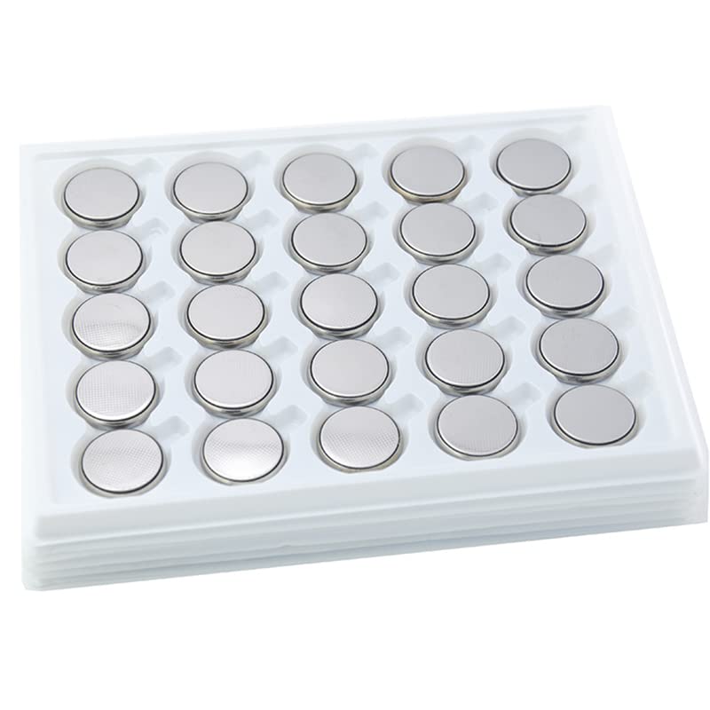 JNKXIXI 100 Pack CR2032 fob 2032 Battery car Key CR2032 Battery DL2032 3.0V 230mAh Lithium Coin Button Cell Batteries