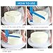 Adjustable Cake Scraper Cake Smoother Tool for Icing,Fondant Cream Edge Smoothing Decorating Tools - Blue, Pink (2pcs)