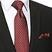 KissTies Ties for Men Solid Color Necktie + Gift Box