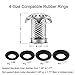 MEVOL Tub Drain Hair Catcher/Strainer, Drain Tub Hair Strainer Stainless Steel Body Bathtub Drain Protector Support Drain Size from 1.49'' to 1.77''