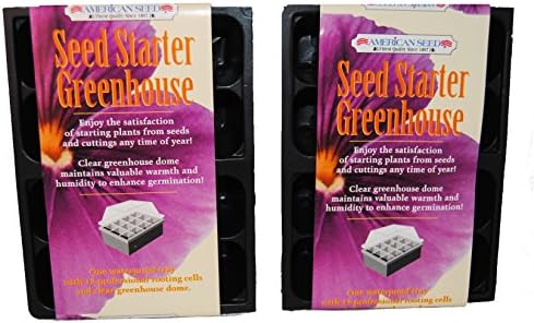 12 Cell Plant Seed Starter Greenhouse 2 pack