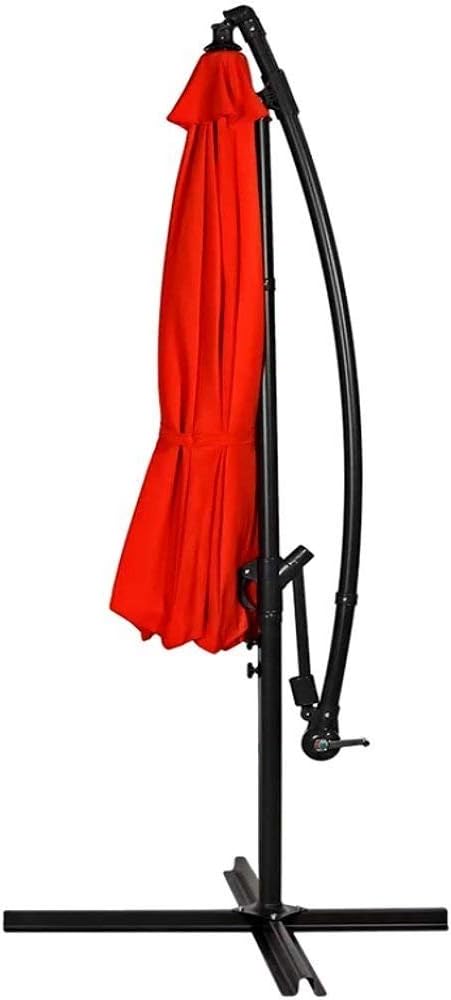 Cantilever Umbrella Canopy Replacement not Included, 10.5' Burnt Orange Patio with Base Contemporary Round E-Book