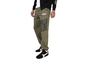 Bewakoof OFFICIAL NASA PRODUCT - Mens Terry Jogger Pants Oversized Fit