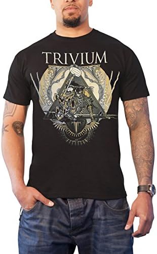 Trivium T Shirt Triangular War Band Logo Official Mens Black