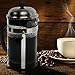 French Press Coffee Maker Pot Carafe and Presser Plus Bonus Metal Scoop/Bag Clip, Java Spoon and 4 Stainless Steel Filter Screens | Double Filtration Plunger | Value Bundle by Chef Amore | 1 Liter