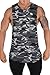 YoungLA Long Tank Tops Men Muscle Shirt Gym Training 306 Cmbk M Camo Black