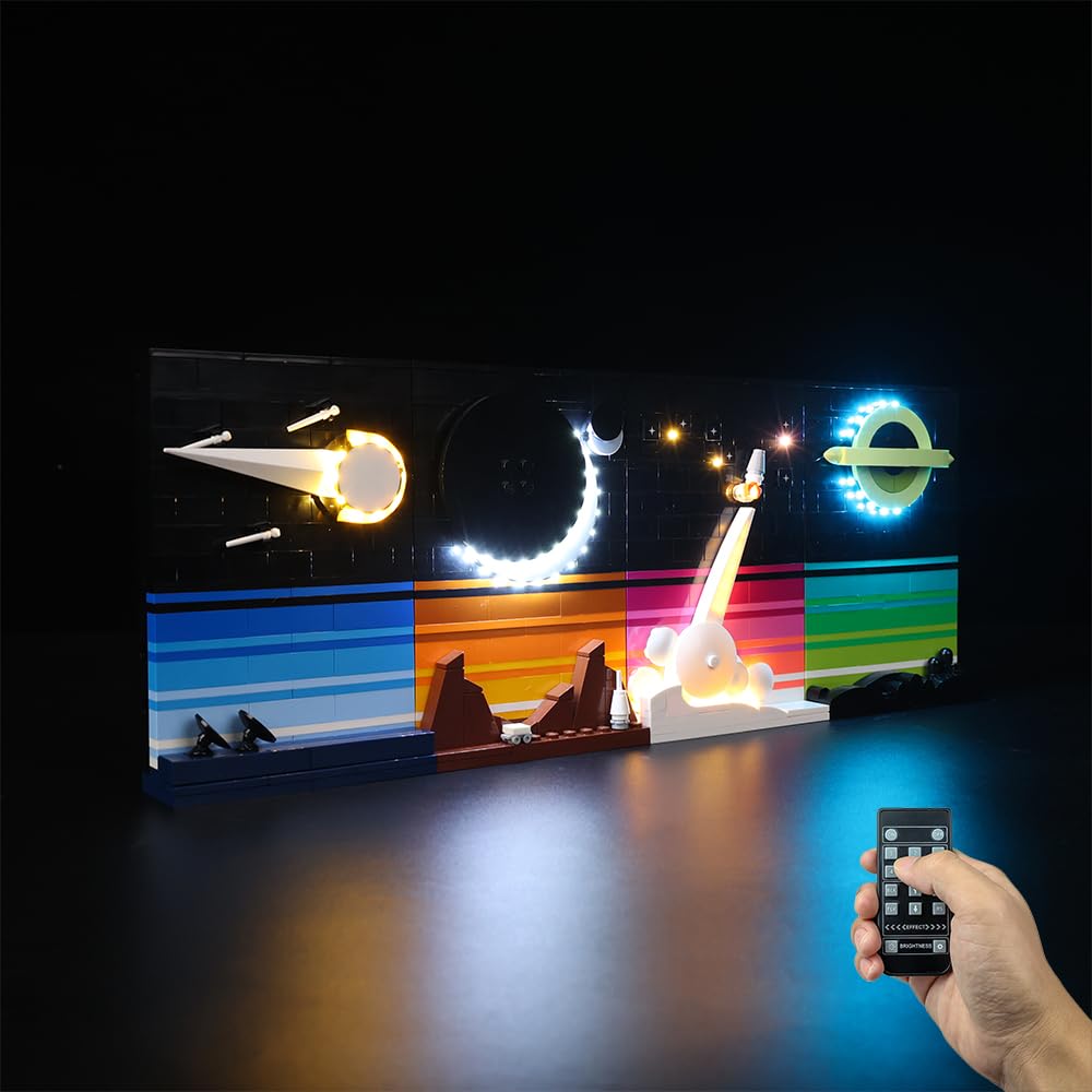 Kyglaring LED Lighting Kit (No Model) - Compatible with Lego-21340 Ideas Tales of The Space Age Building Blocks Model Set - Only Leds No Brick Set (RC Version) โ image 1