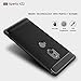 AVIDET Sony Xperia XZ2 Case, Lightweight Slim Soft Carbon Fiber TPU Cover with Brushed Design for Sony Xperia XZ2（Black）