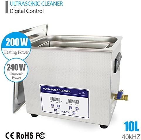 10L Professional Ultrasonic Cleaner Industrial/Commercial component/ Auto Engine Parts/Auto/Moto parts/Car Accessories Cleaning /Hospital Medical equipment/Devices Cleaning