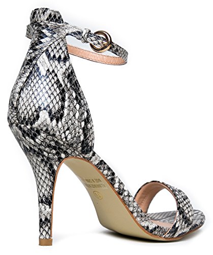 Women’s Ankle Strap High Heels | Dress Wedding Party Heeled Sandals | Elegant Formal Comfortable & Strappy Basic Pump Low Heel