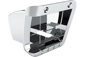 C2W Chrome Plastic Ash Tray Trim for 2006+ Peterbilt 379, 384, 386, 387, 388, & 389