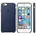 Apple Leather Case (for iPhone 6s Plus) - Midnight Blue