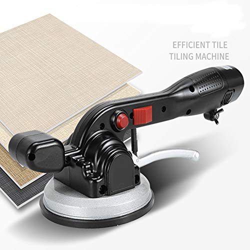 Tenrry Tile Vibrator Electric Handheld Automatic Leveling Machine Tool for Floor Wall (us, 2 Batteries 1 Charger)