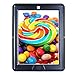 Cellular360 Shockproof Case for iPad 2 iPad 3 iPad 4 with a 360 Degree Rotatable Kickstand,Adjustable Handle and Shoulder Strap (Black)