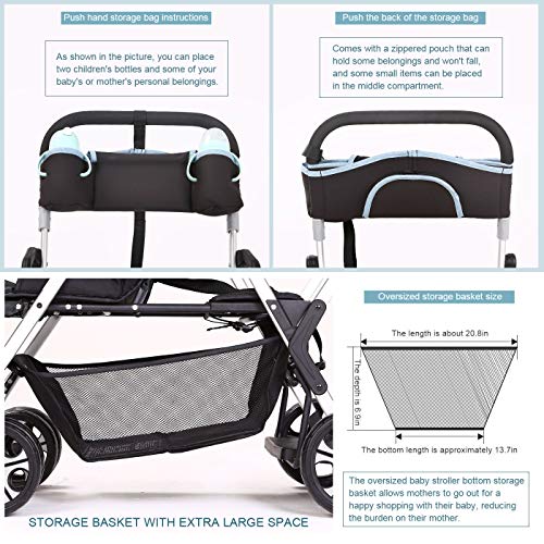 double collapsible stroller