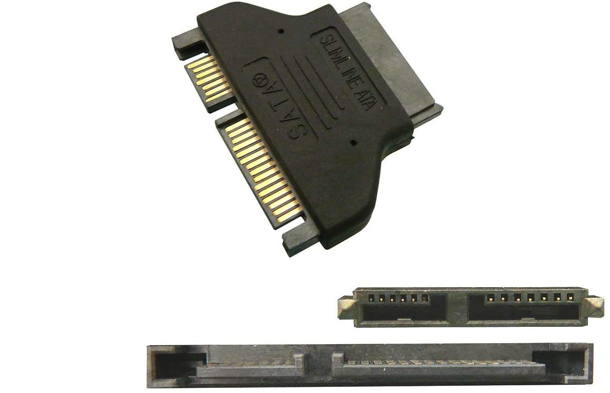 KALEA-INFORMATIQUE SlimSATA Mini SATA to SATA converter adapter for writing drives