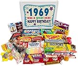 Woodstock Candy ~ 1969 50th Birthday Gift Box Vintage Nostalgic Candy Assortment from Childhood for 50 Old Man or Woman Born 1969