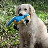 Petface Planet Percy the Parrot Eco Friendly Plush Dog Toy view 6