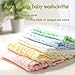 Baby Washcloths - Natural Organic Baby Newborn Face Towel Pure Muslin Cotton Washcloths Absorbent Baby Wipes - Soft Bath Towel for Sensitive Skin Baby Registry as Shower Gift 5 Packs by KRRAMEL