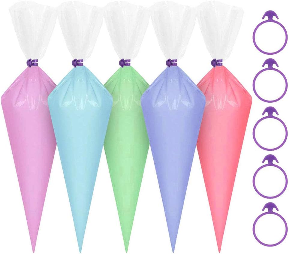 YCbingo 100 Pack Extra Thick Pastry Bags Large Disposable Icing