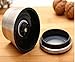Gourmet Green Salt and Pepper Grinder Set | Updated Salt and Pepper Shakers | w/Brushed Stainless Steel & Glass | Pure Ceramic Burrs | Pepper Grinder | Salt Grinder | Spice Grinder (Short 5 inches)