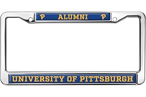 GRAPHICS & MORE University of Pittsburgh Alumni Logo Full Size Standard License Plate Metal Frame