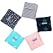 Bagcu Set of 5 Reusable Grocery Shopping Bag, Foldable Shopping Tote, Handy Shape Nylon Recycling Bags for Shopping, Buying Vegetables, Outdoor Travel, Camping, Hiking