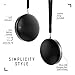Cobble Pro Elegant 4.2 Bluetooth Speaker - Ultra Slim Wireless Aluminum Round Speaker with Leather Base & Strap [1.3 Inch] Built-in Mic - Loud and Crystal Clear Sound