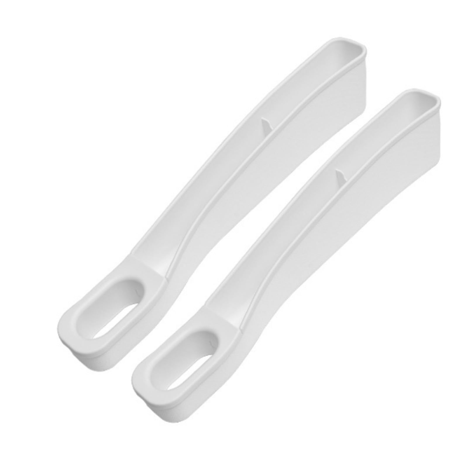 Photo 1 of AULLY PARK 2pcs/Set Seat Gap Filler, for Organizing The Gap for Tesla for Model Y/3 Seats Center Console Side Storage Box Front Seat Mobile Phone Organizer (White)