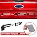 Tailgate Insert Letters for Ford F150 2018 2019 2020-3M Adhesive & 3D Raised Tailgate Decal Letters - Matte Black