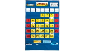 PlayMonster Lauri Calendar Pocket Chart (English/Spanish)