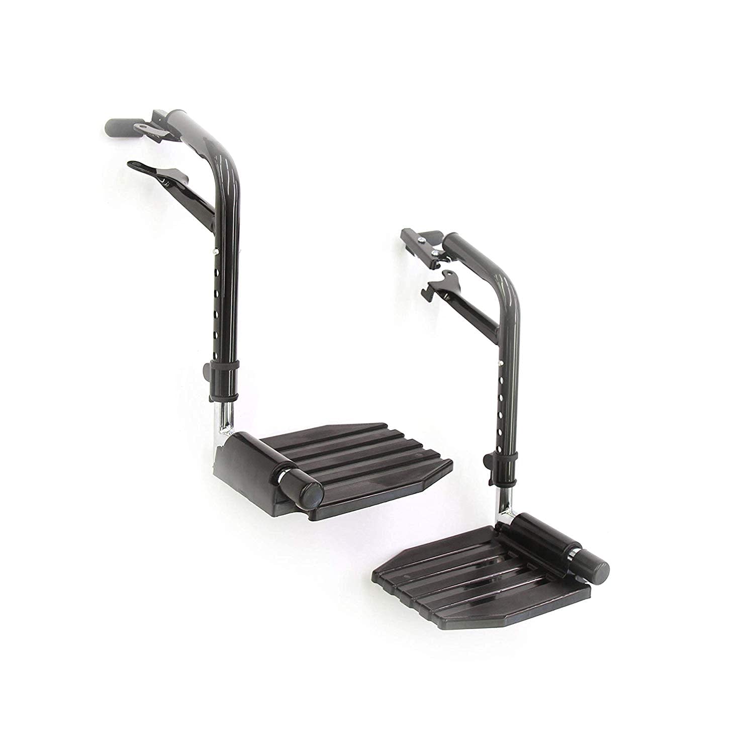 Photo 1 of Invacare Wheelchair Legrest with Swing-Away Design, Adjustable Footrest Length and Flip-Up Composite Footplate, Easy-to-Install, Compatible with Most US Wheelchairs & Transport Chairs