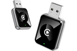 MoKo for Apple Carplay Wireless Adapter (2025 Upgraded), Fast Auto-Connect, No Latency, Plug & Play, Bluetooth 5.3 & WiFi 6, 