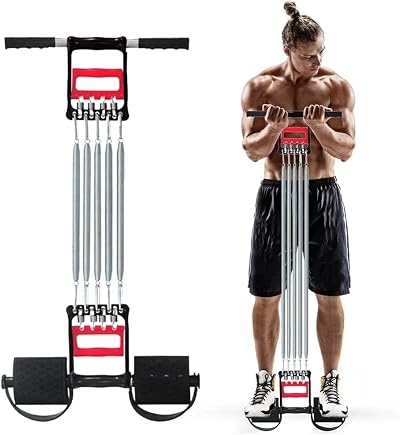 COVVY 3 in 1 Tummy Trimmer Hand Gripper Chest Expander Fitness Tool