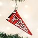 Old World Christmas Ornaments: Texas Tech University Glass Blown Ornaments for Christmas Tree, Pennant