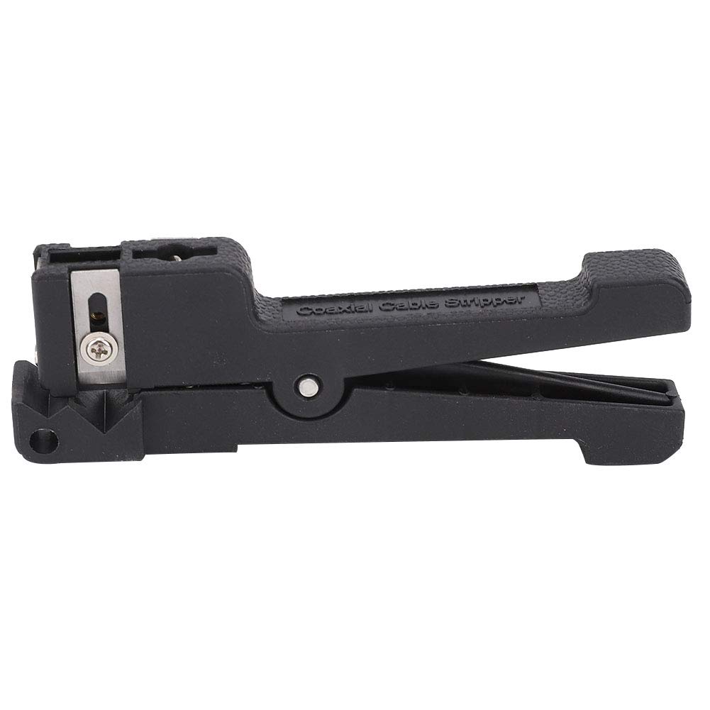 ViaGasaFamido Fiber Optic Stripper, 45-165 Optical Fiber Wire Cable Stripper, Horizontal Coaxial Cable Cutter Stripping Pliers Tool Hand Tool Electricians Supplies,Wire Stripper